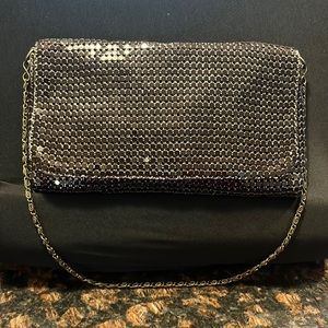 Loft chocolate brown mesh bag